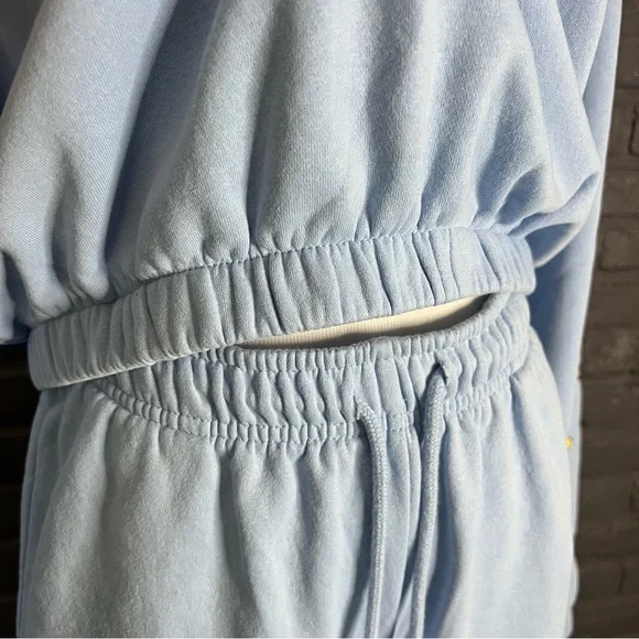 SNOOPY Light Blue Sweatshirt Outfit Set Size Medium - Picture 10 of 16